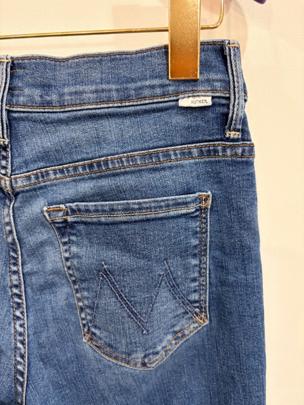 MOTHER Down Low Weekender Heel Jeans 27 Petite 25" Inseam - Picture 9 of 11